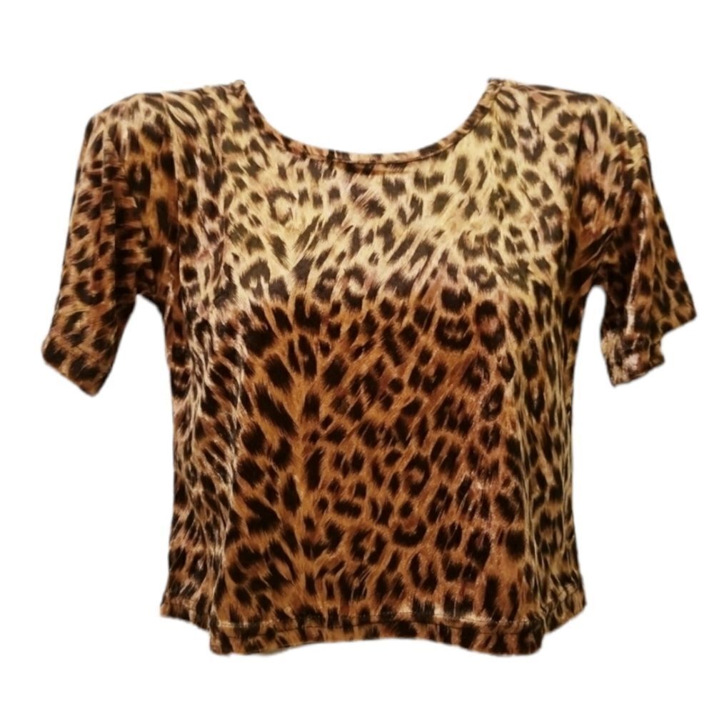 Secret Treasure Leopard Print Sleep Top Sz S‎